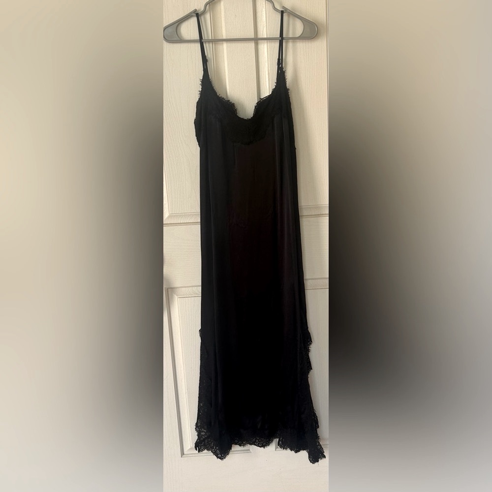 Bardot Black Slip dress Size:M